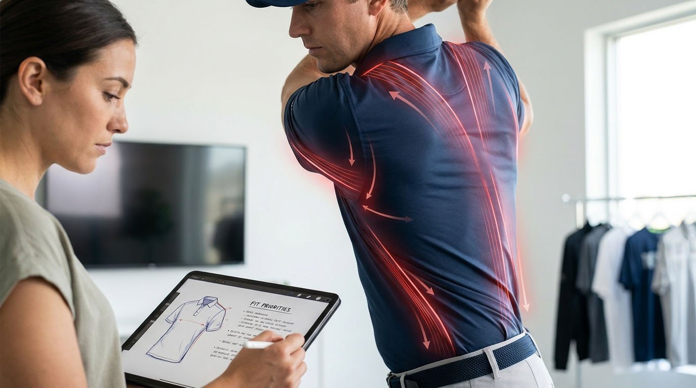 Golf swing motion stress points