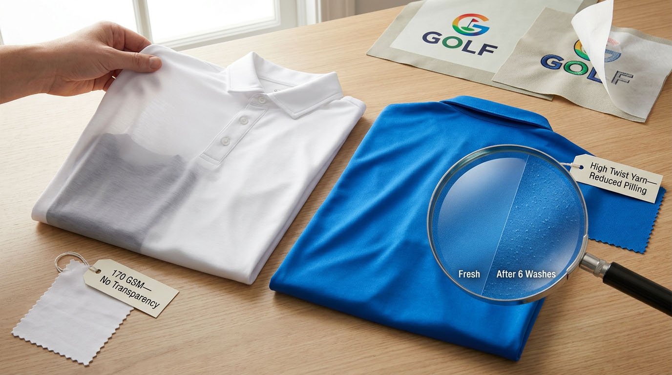 Jersey knit fabric for golf apparel Jersey golf shirt fabric
