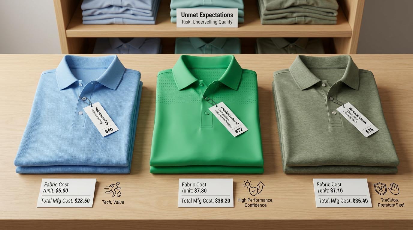 Fabric cost impact on retail pricing strategy