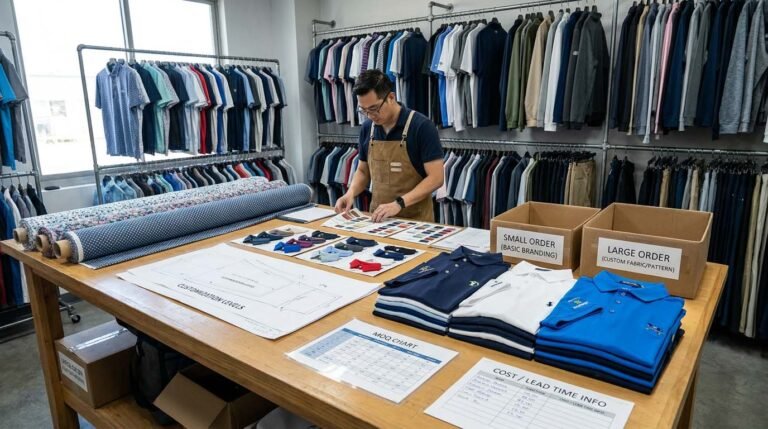What Can You Customize in Private Label Golf Apparel? MOQ, Cost & Lead Time