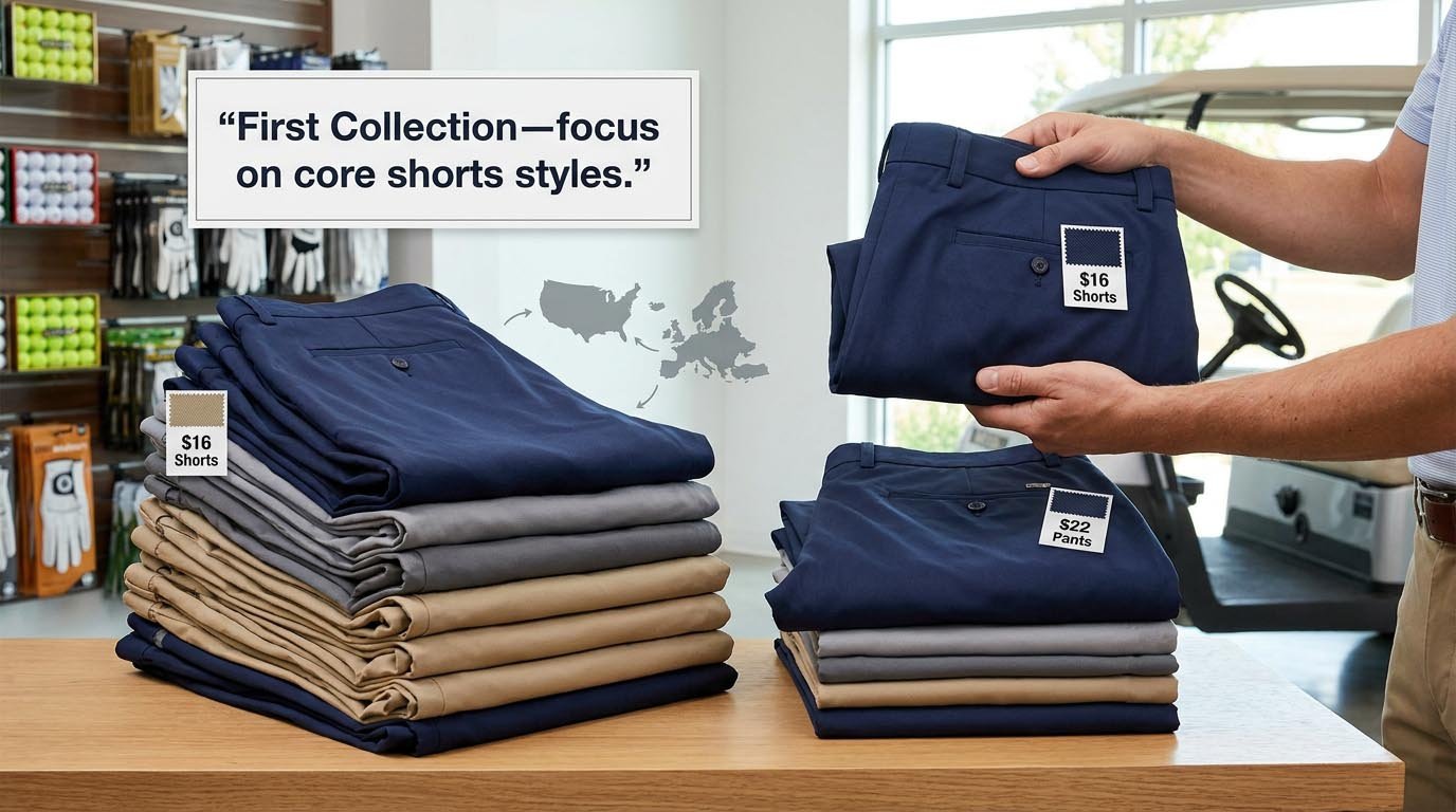 Shorts vs pants for first collection Golf shorts vs pants comparison