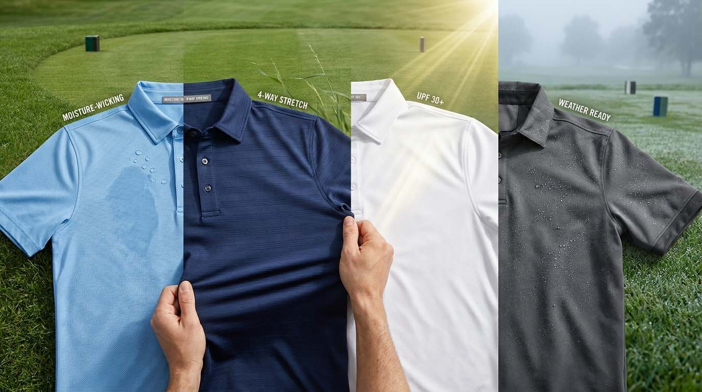 golf apparel fabric performance technology