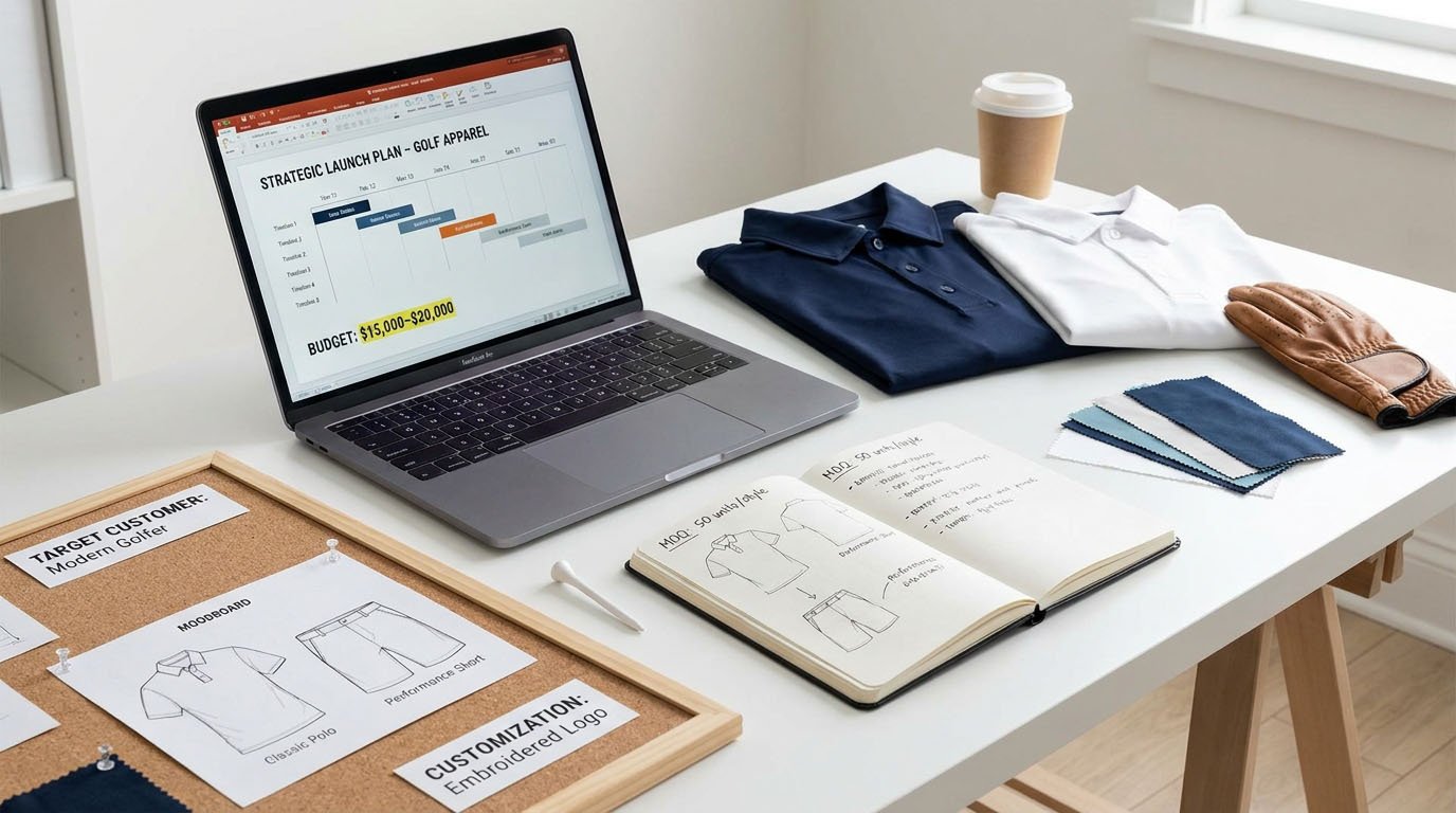 how to start golf apparel line golf apparel line planning