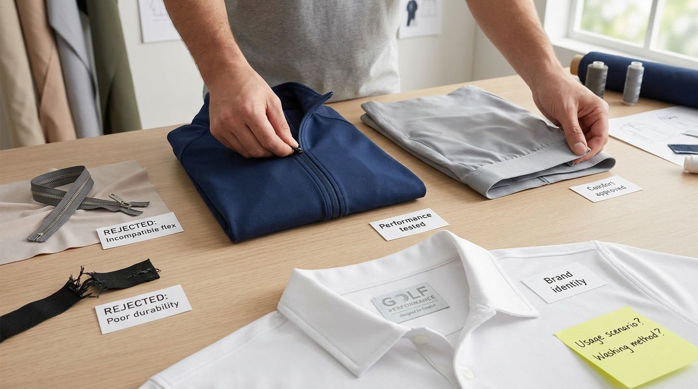 Why Trims Matter: Performance and Comfort in Golf Clothing golf apparel performance trims