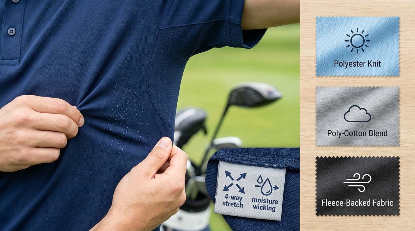performance golf apparel fabric technology