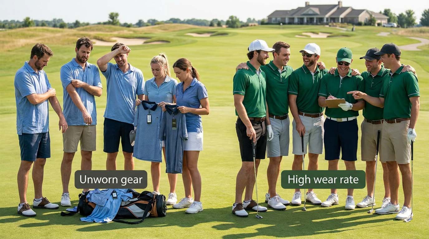 why custom golf apparel matters