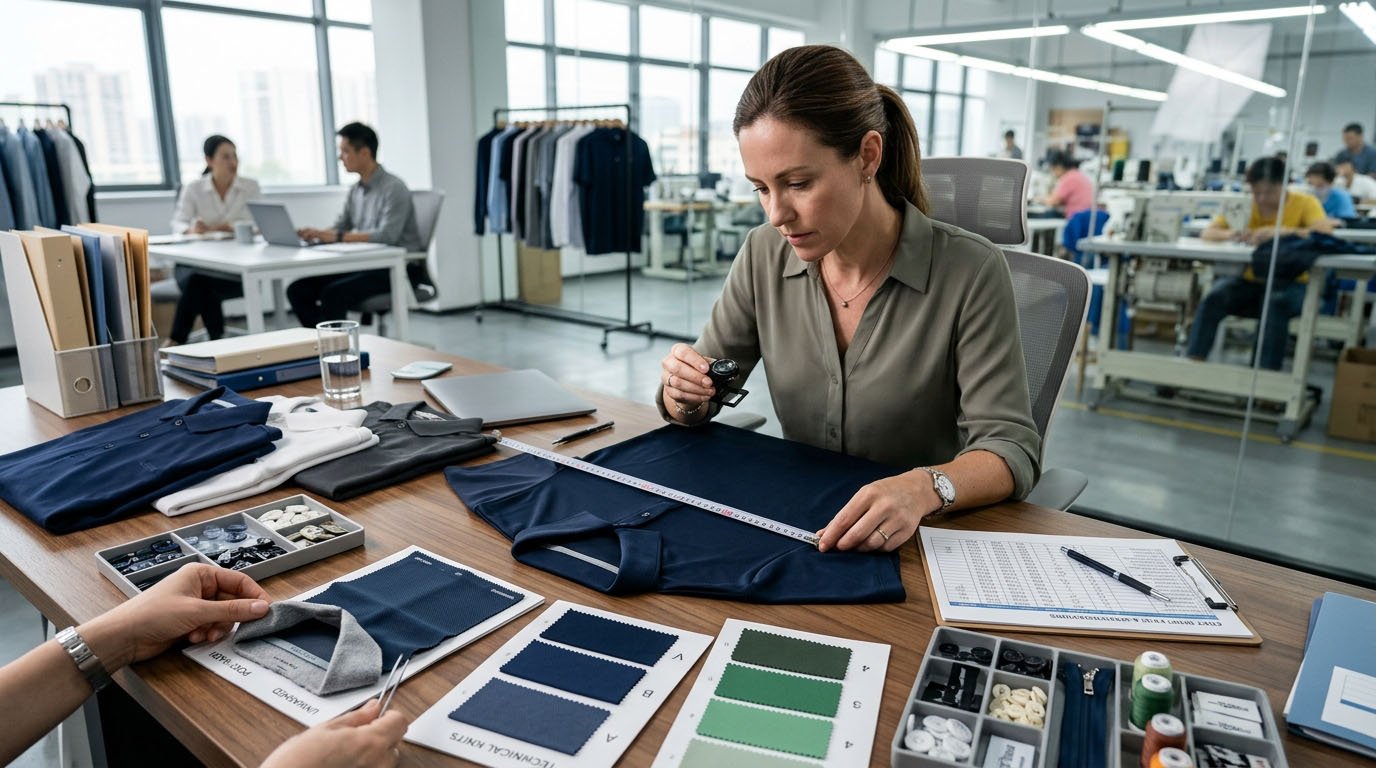 Golf apparel sourcing risks before bulk production