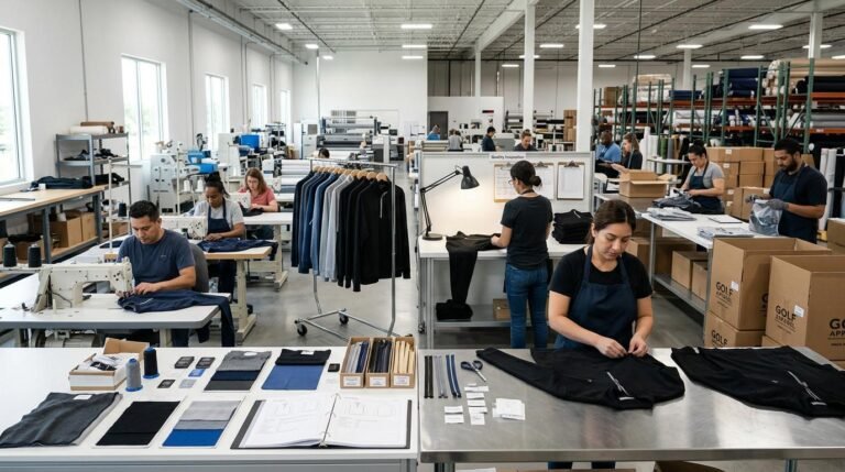 Golf Quarter-Zip Pullover OEM Process: From Design to Mass Production