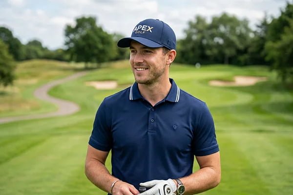 Custom golf hats manufactured by FUWAY