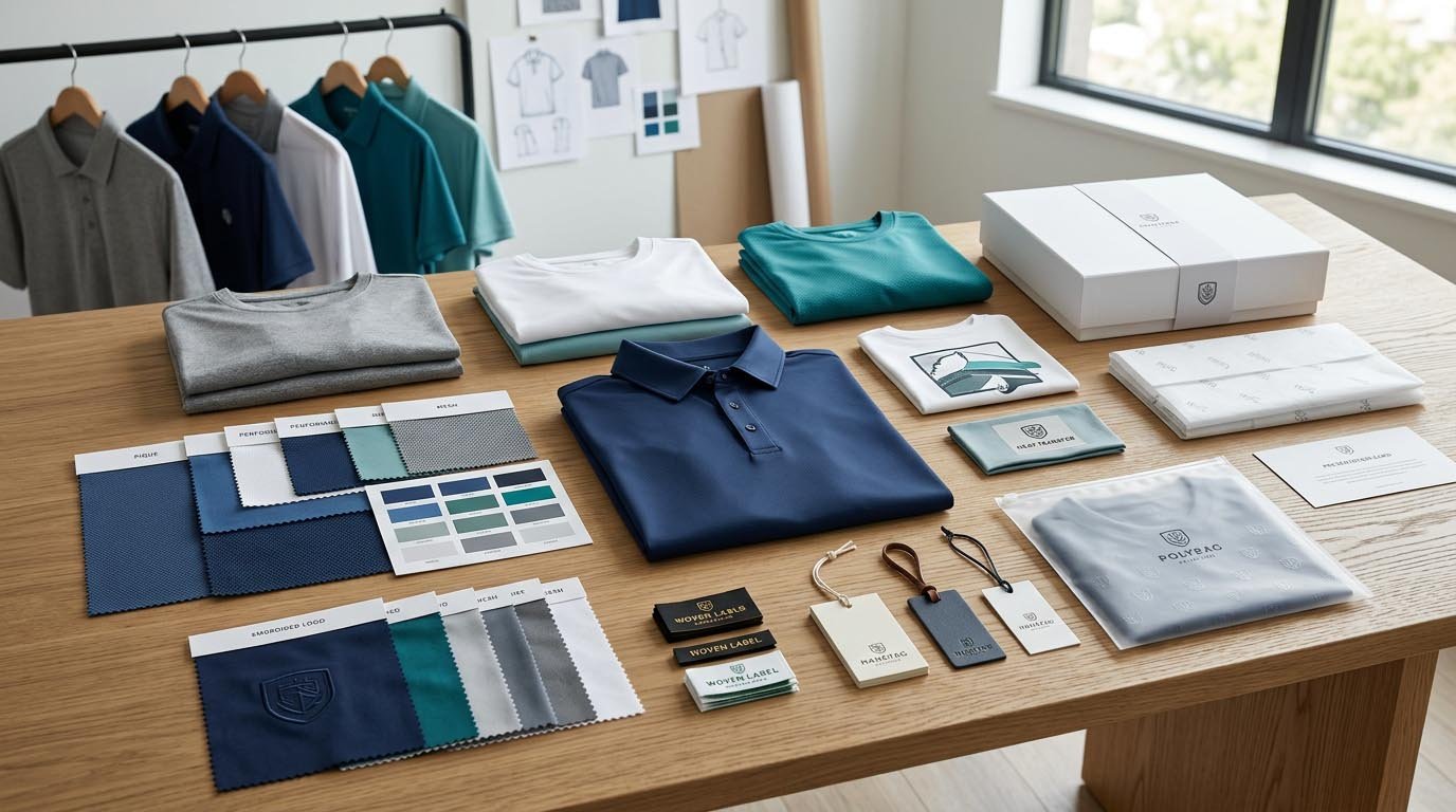 custom private label golf apparel