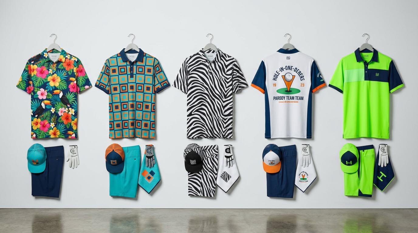 Funny golf outfit theme ideas