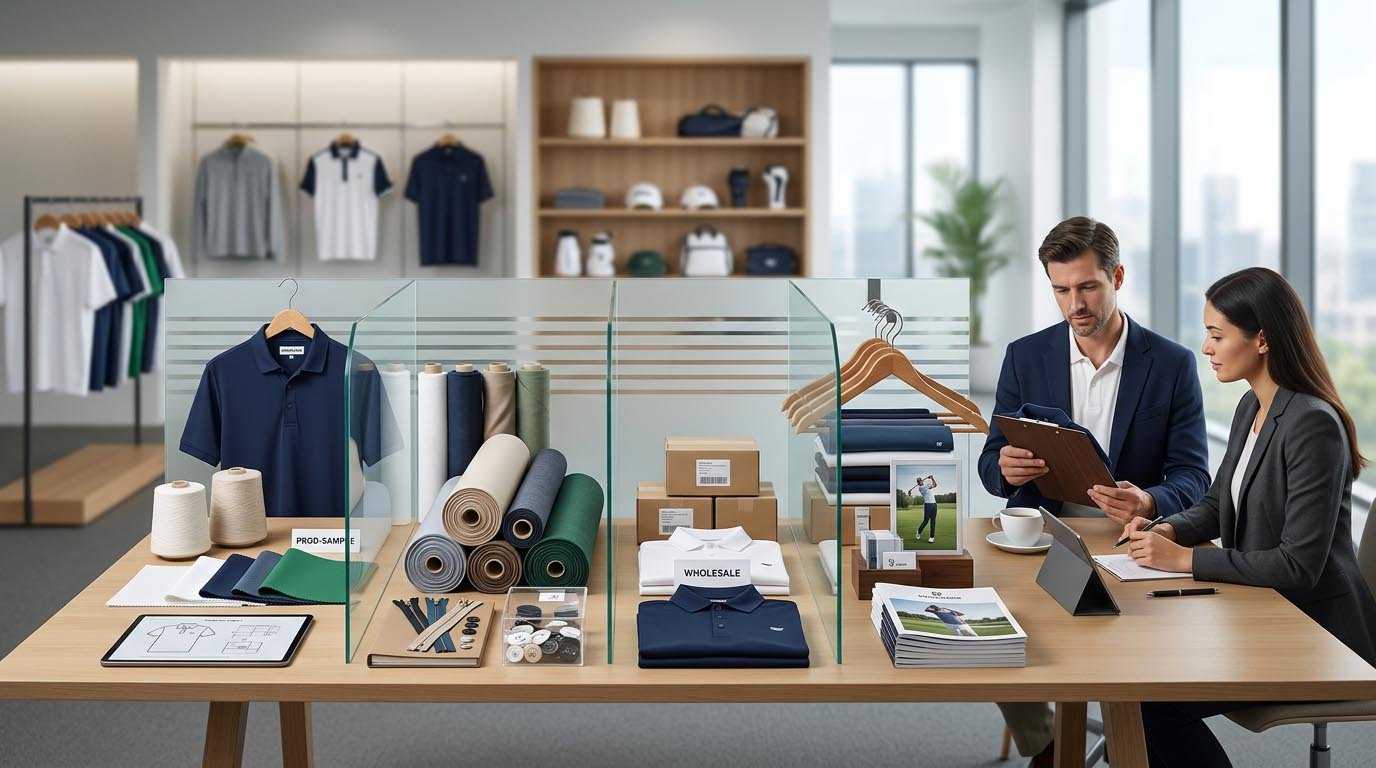 manufacturer supplier wholesaler distributor golf apparel comparison