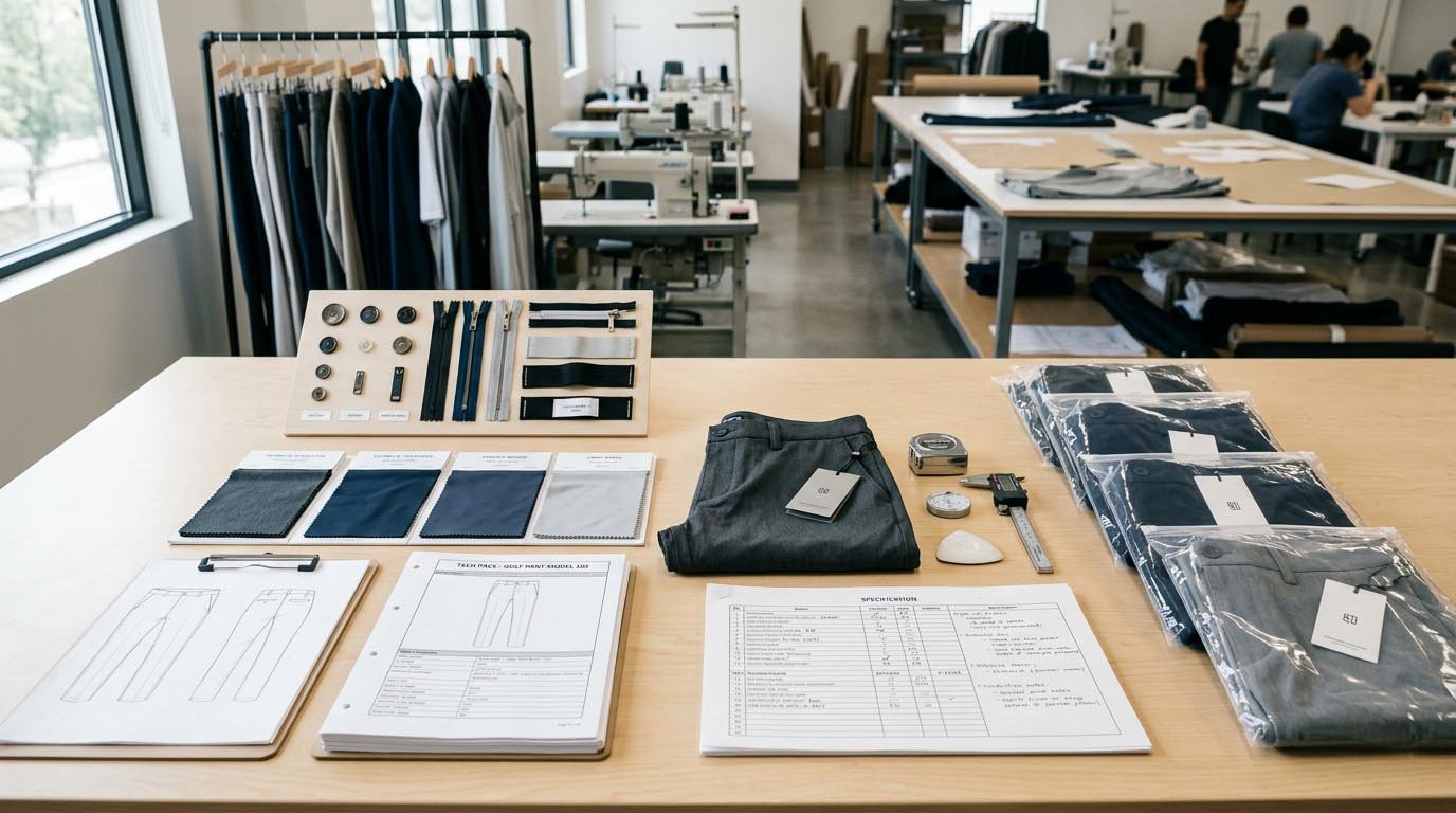 Golf Pants OEM Process: From Design to Mass Production