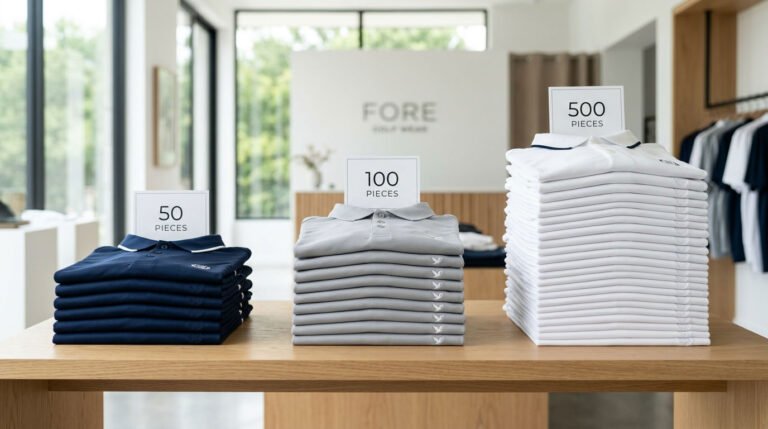 Golf Polo MOQ Guide: 50 vs 100 vs 500 Pieces – Which Is Right for Your Brand?