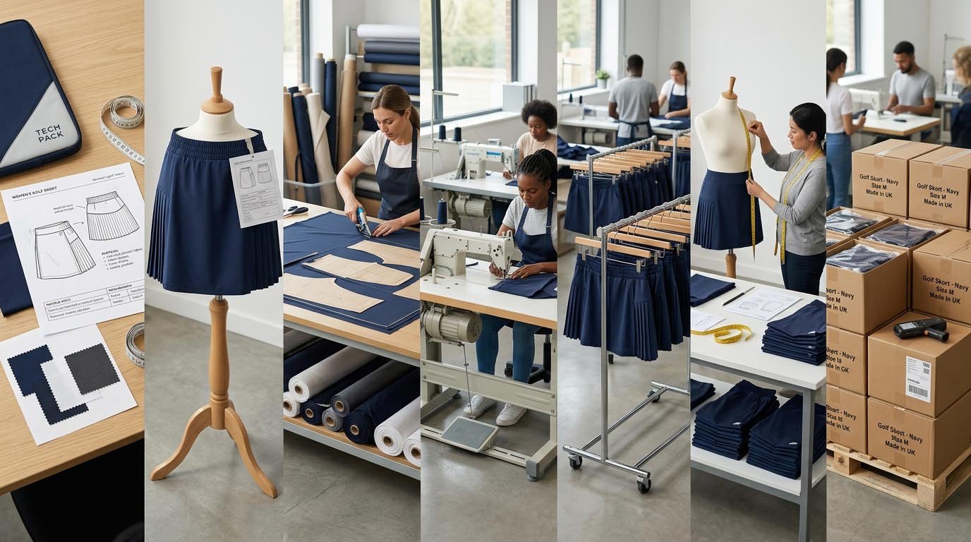 Golf Skort OEM Process: From Design to Mass Production