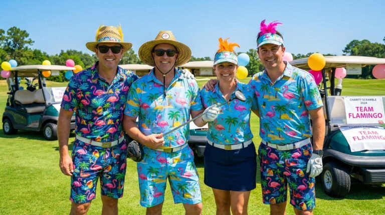 What Are the Best Hilarious Golf Outfit Ideas for Scrambles, Teams & Foursomes?