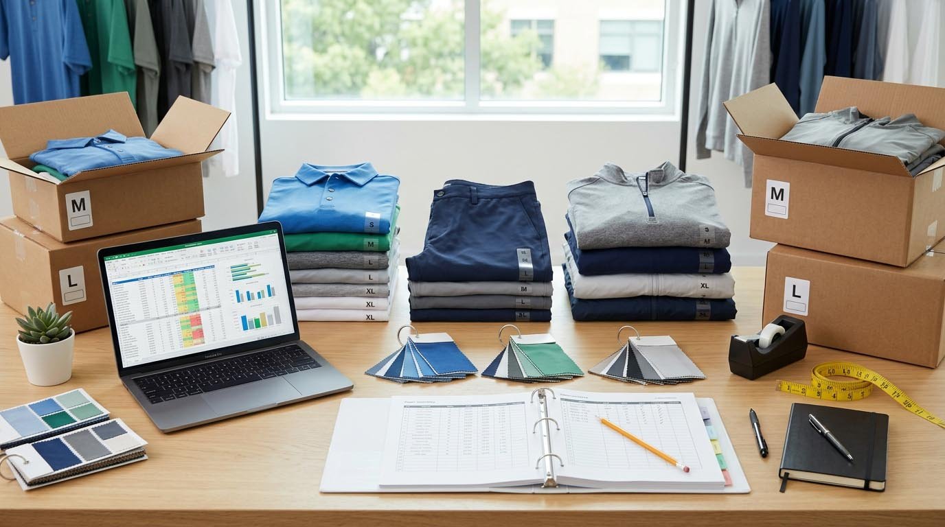 Inventory planning for a new golf clothing brand