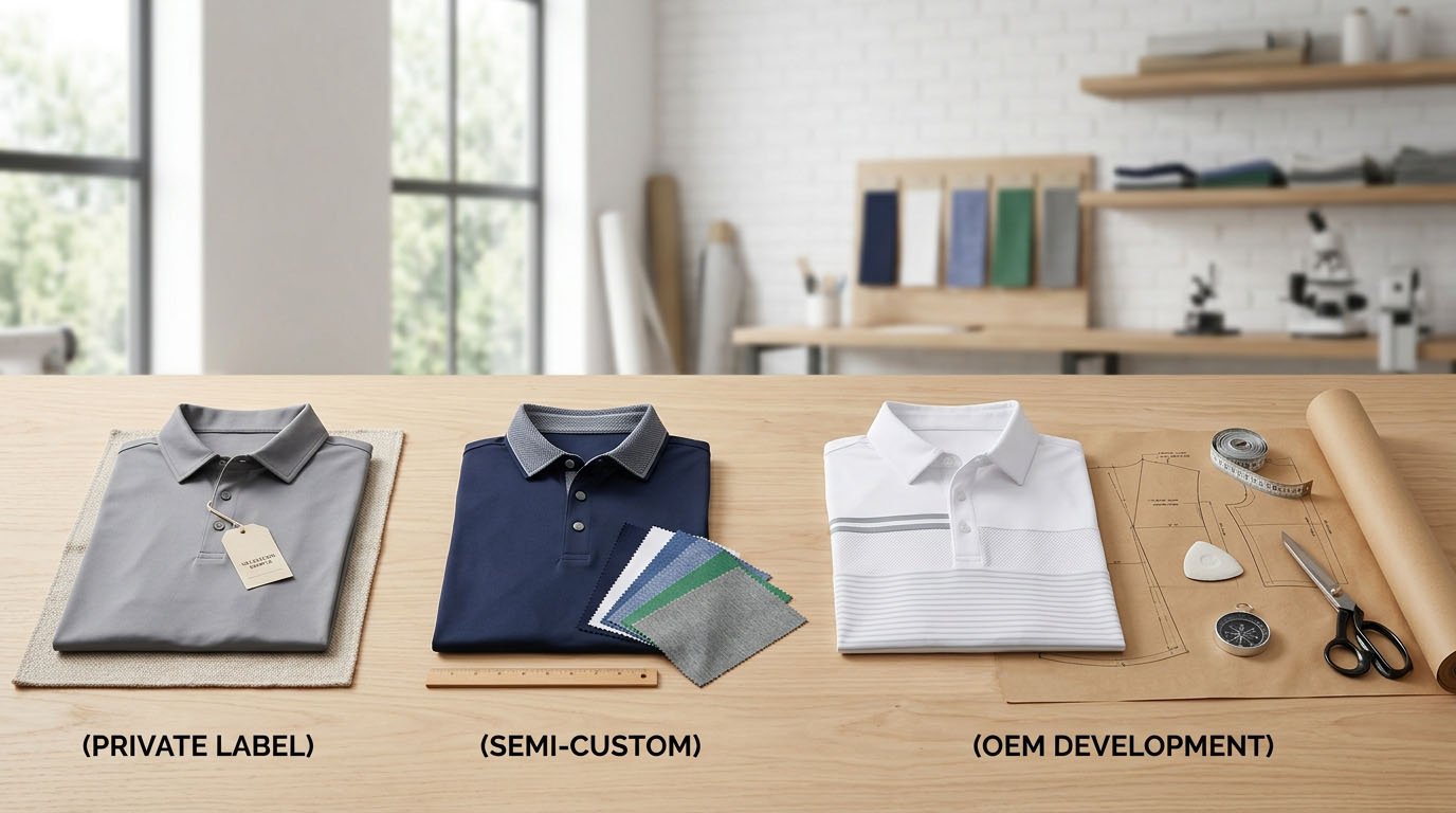 Private Label to OEM Golf Apparel Growth Path
