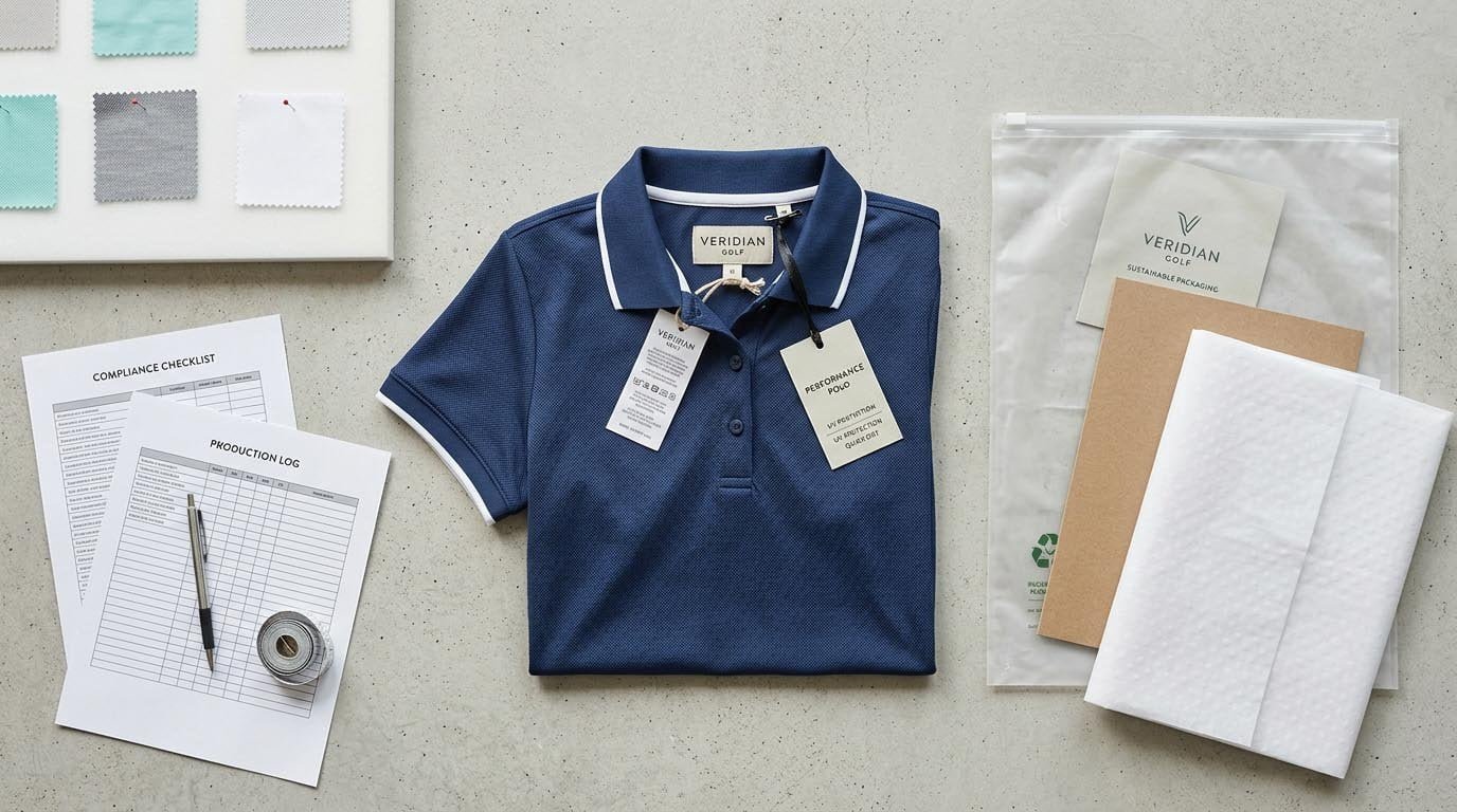 USA apparel labeling checklist for golf clothing brands