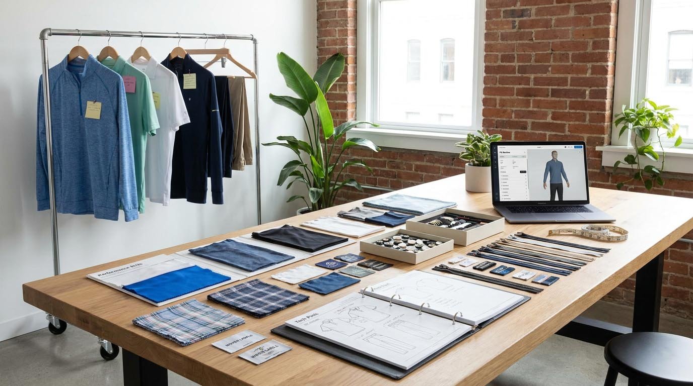 golf apparel product development cost