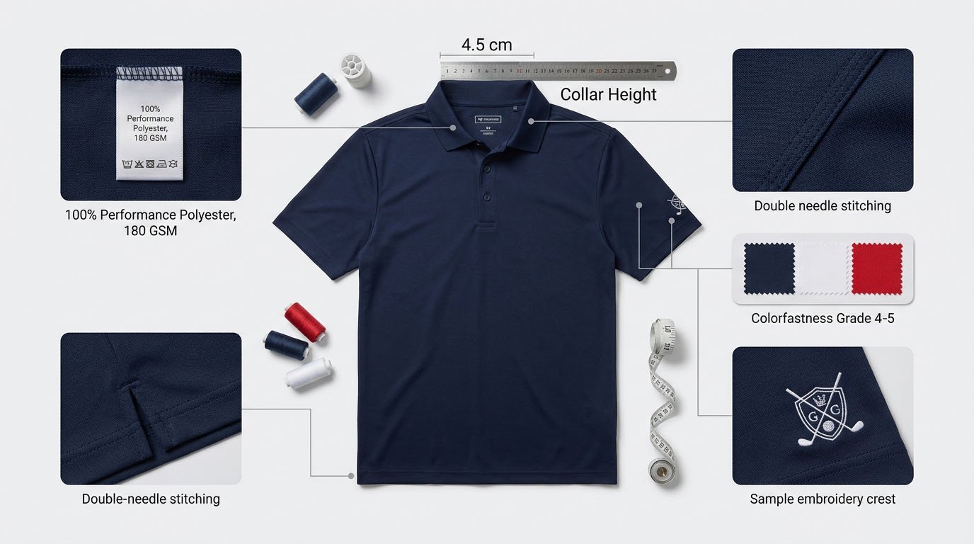 key specifications for sourcing golf polo shirts golf polo shirt specifications