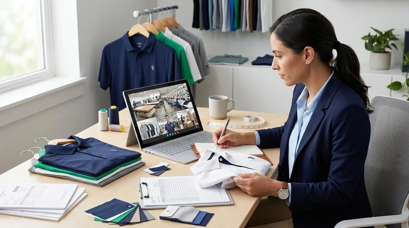 verify a real golf apparel manufacturer