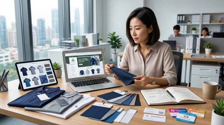 How to Find a Golf Clothing Manufacturer in China