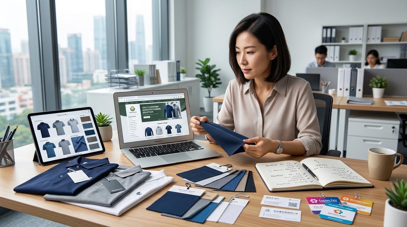 How to Find a Golf Clothing Manufacturer in China