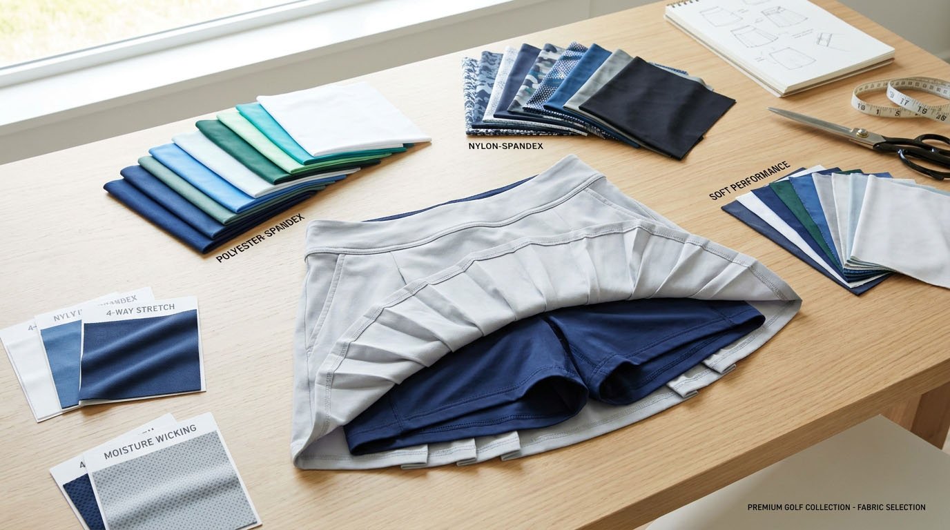 Best Fabric for Golf Skorts Best fabric for golf skorts polyester nylon and stretch fabric comparison