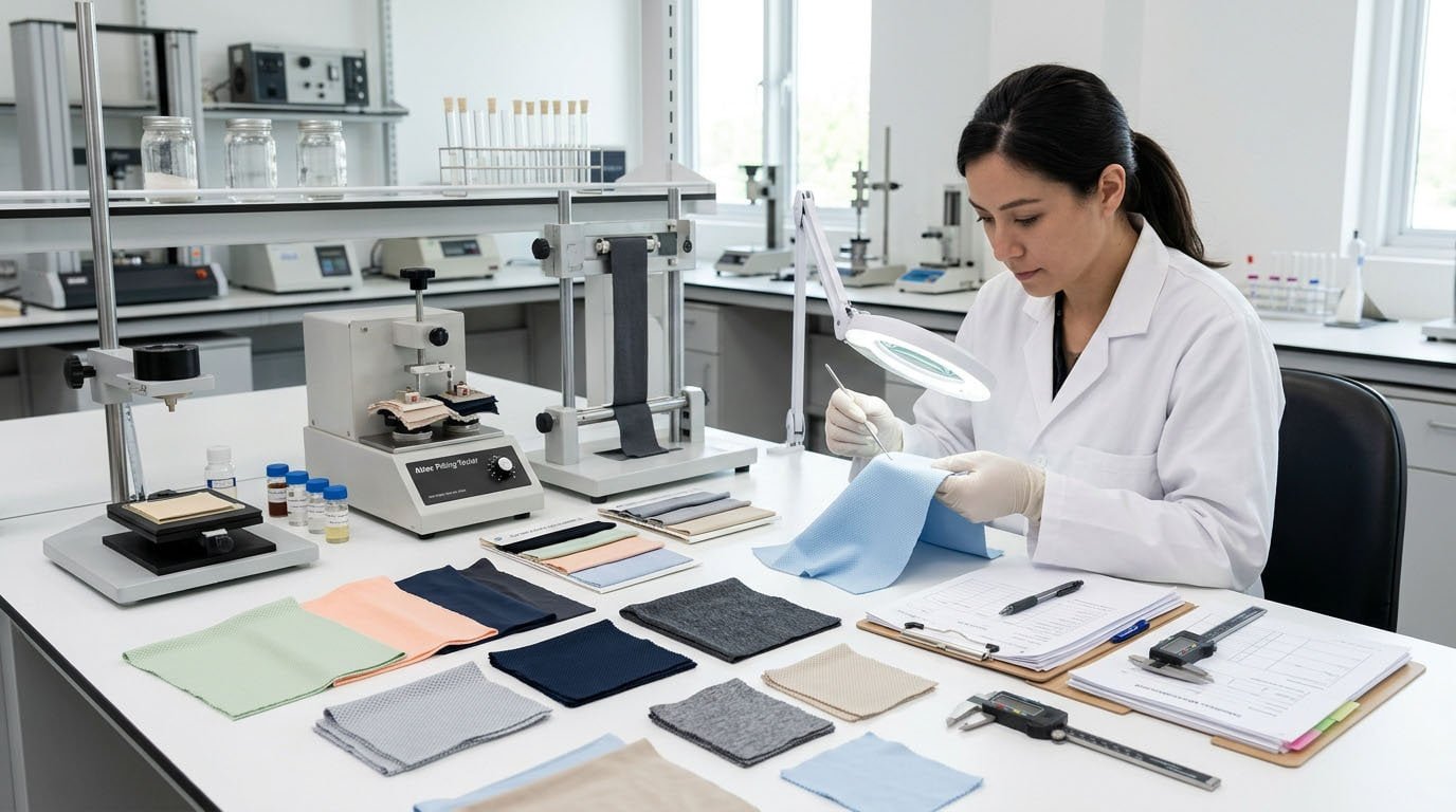 golf apparel fabric testing