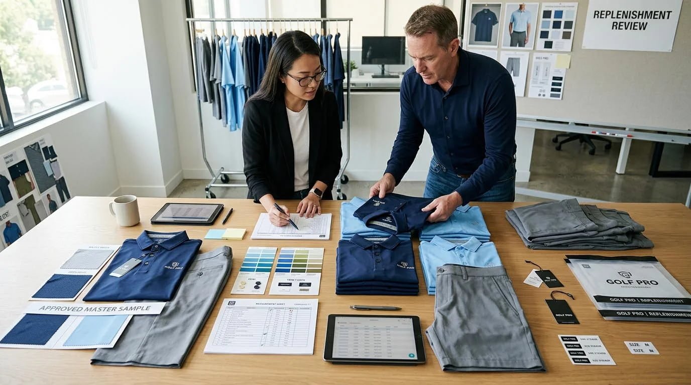 Golf Apparel Repeat Order and Replenishment Planning Golf apparel repeat order and replenishment planning