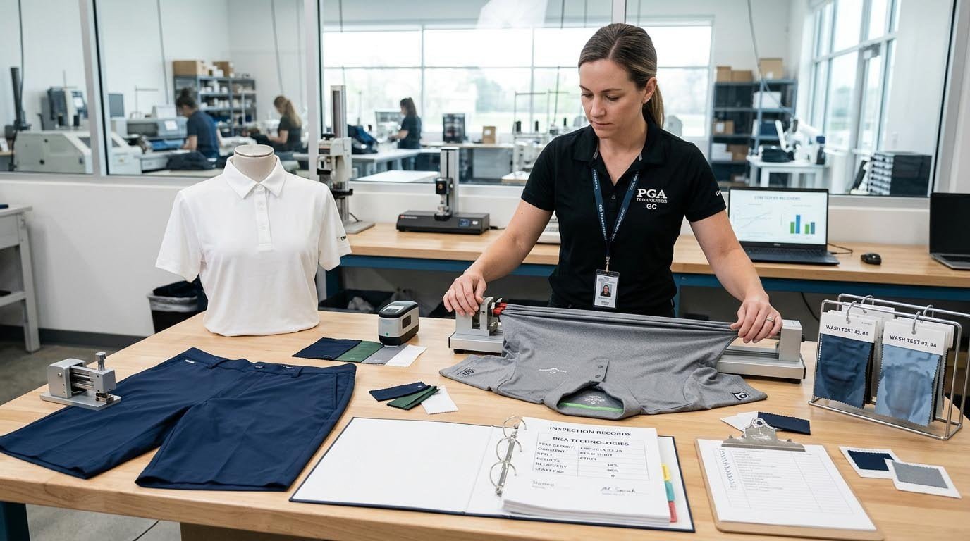 Golf Apparel Performance Testing and Quality Control golf apparel performance testing quality control