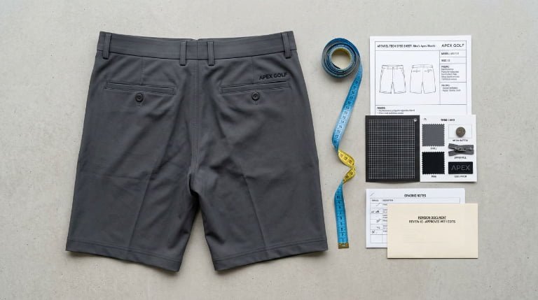 Golf Shorts Sample Checklist: What Must You Verify Before Bulk Production?