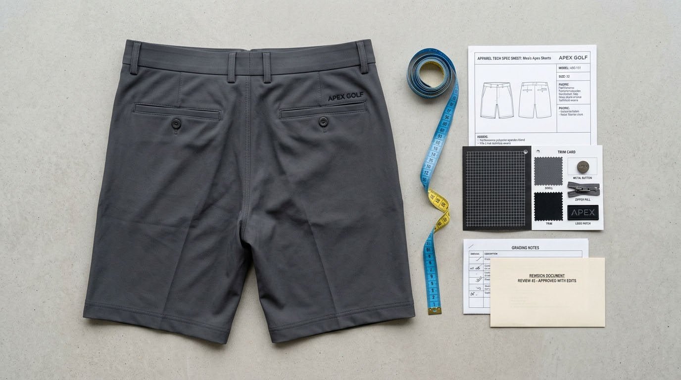 Golf Shorts Sample Checklist: What Must You Verify Before Bulk Production?